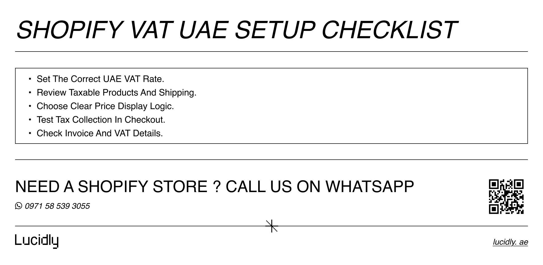 UAE VAT on Shopify