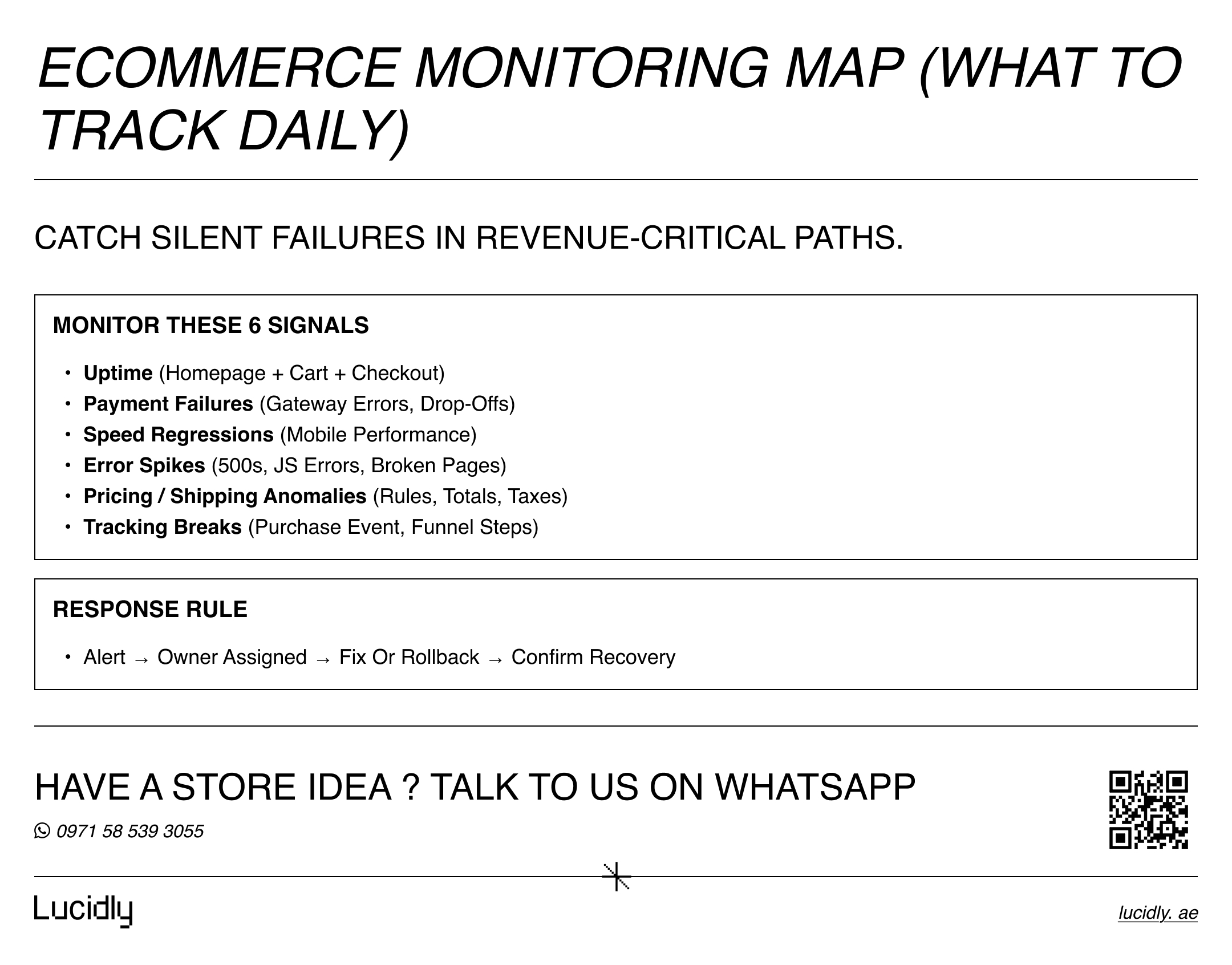 Ecommerce Maintenance