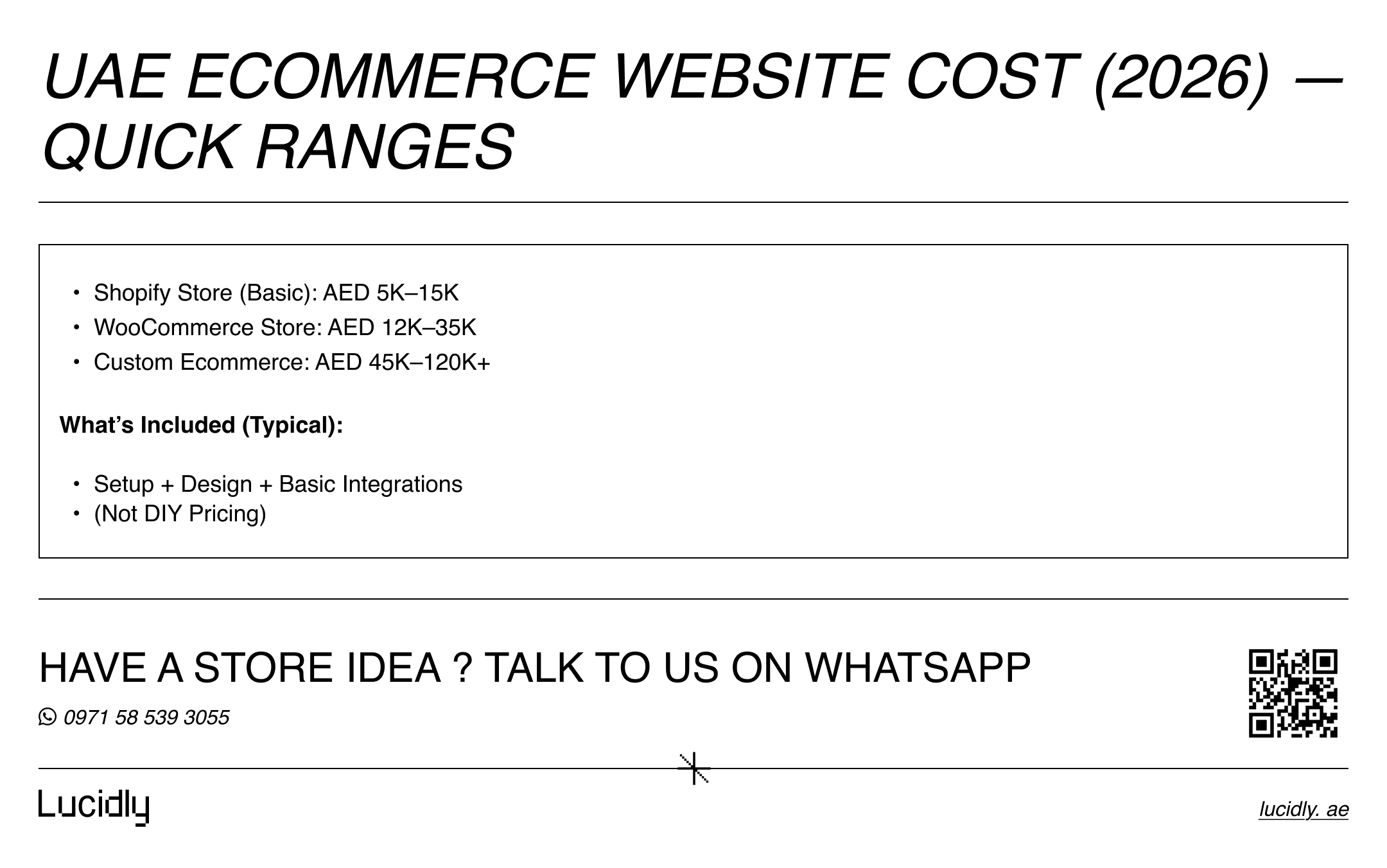 Ecommerce Website Cost in the UAE (2026