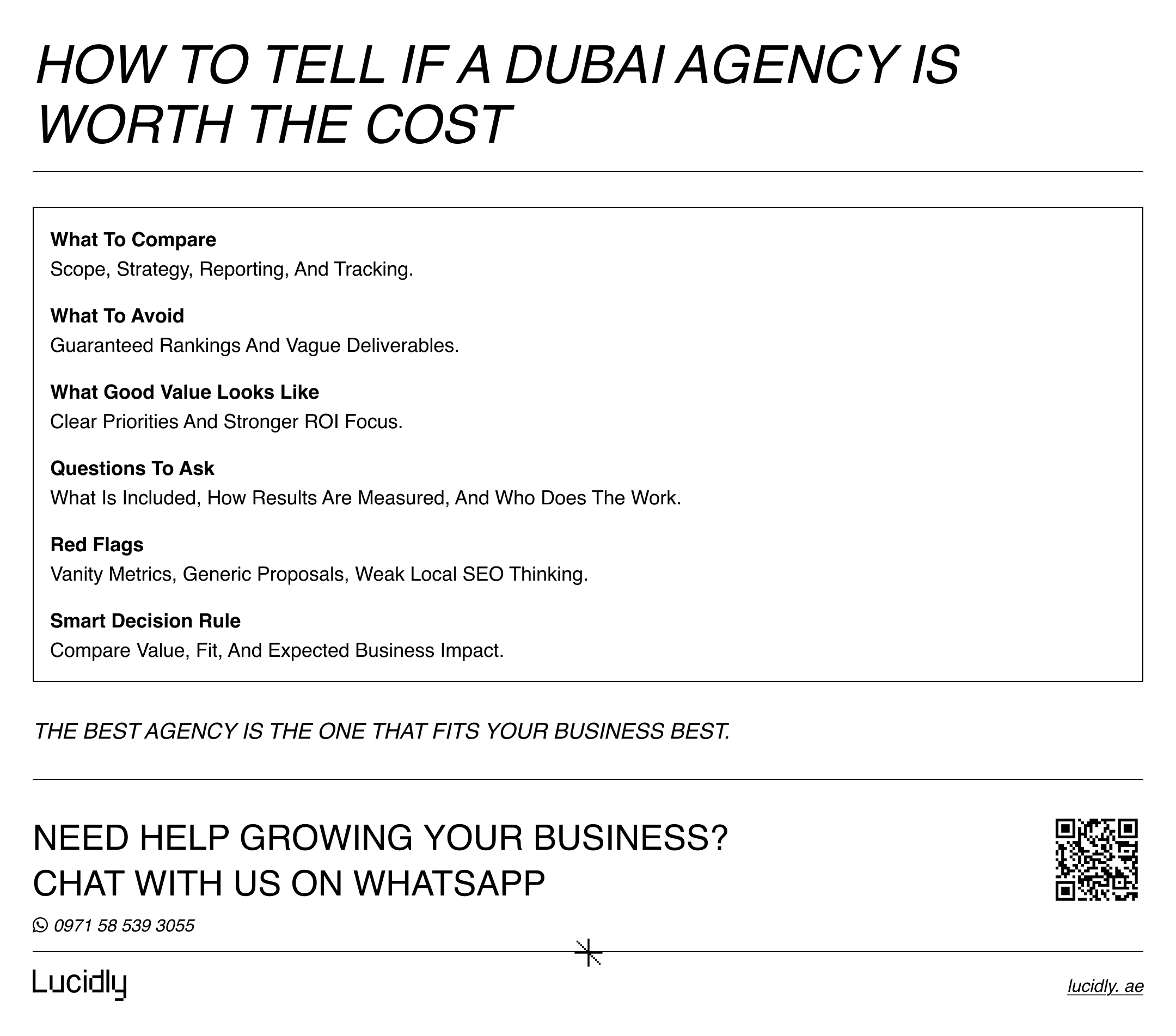 3 tips to choose the Best Digital Marketing Agency in Dubai 2026
