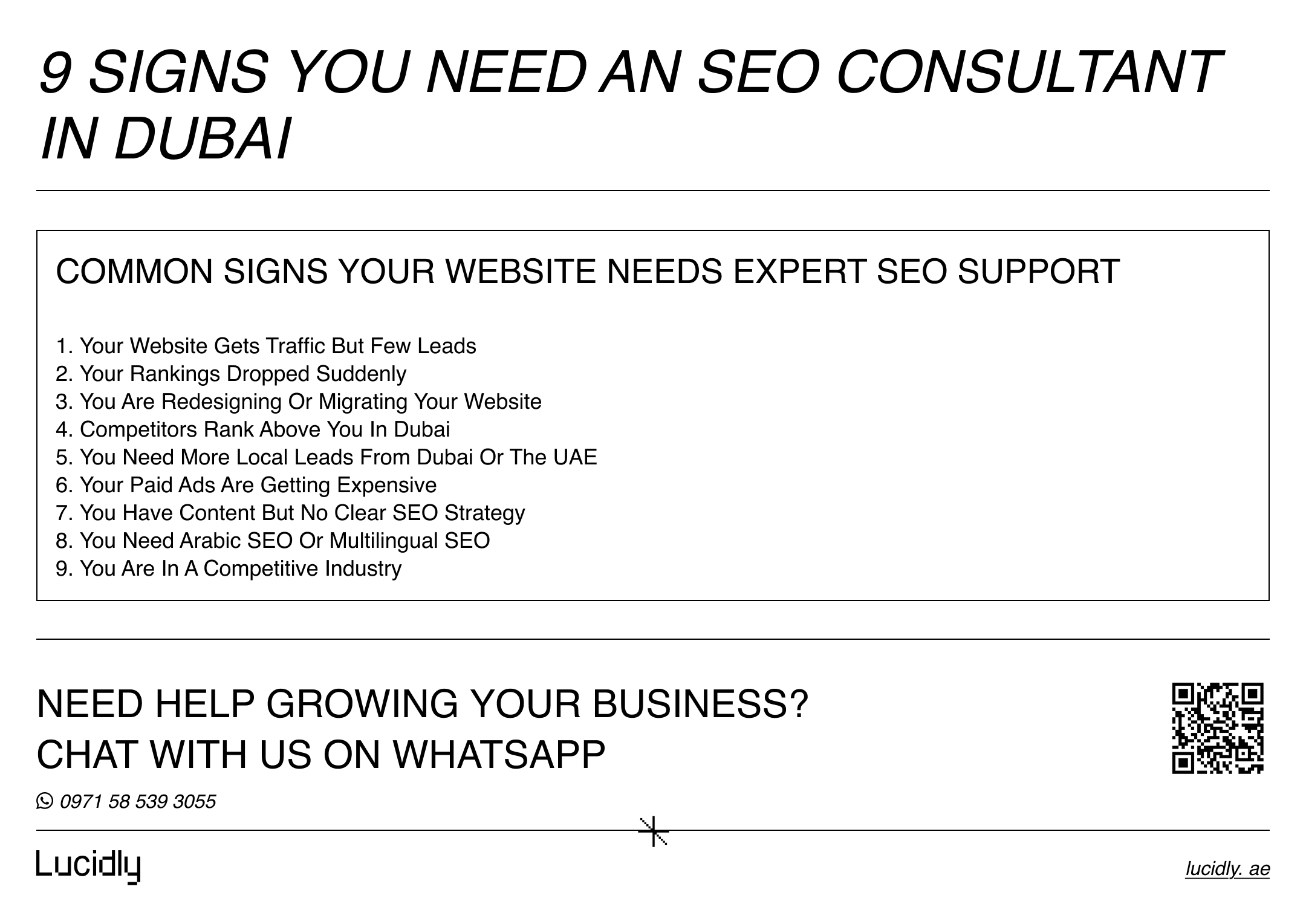 SEO Consulting Services: When Should You Hire an SEO Consultant in Dubai?