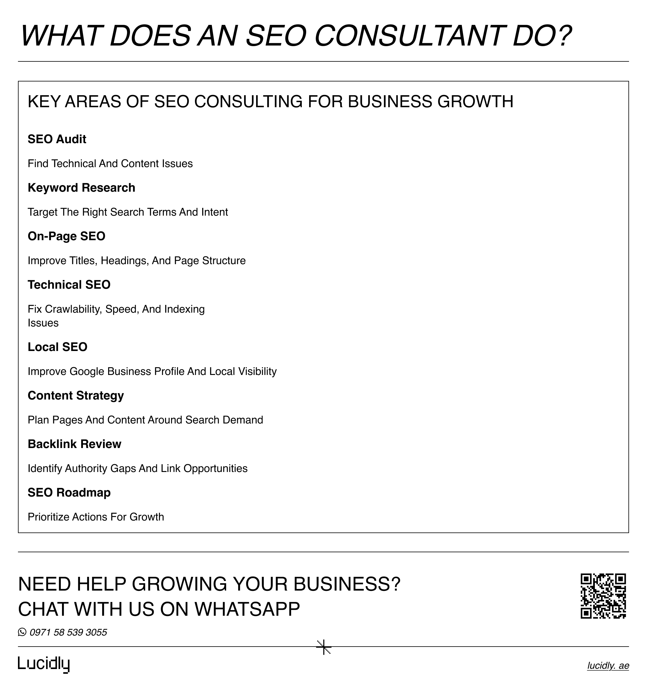 SEO Consulting Services: When Should You Hire an SEO Consultant in Dubai?