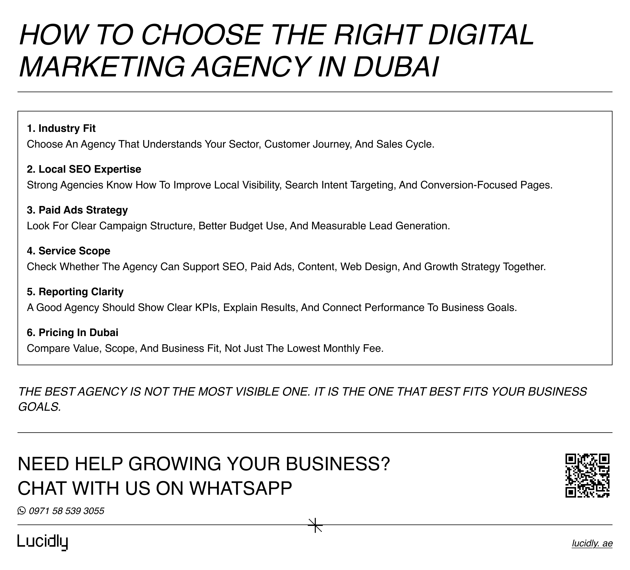 Top 10 digital marketing companies in Dubai for SEO, paid ads, web design, and growth. Compare agencies, services, industry fit, and pricing in Dubai.