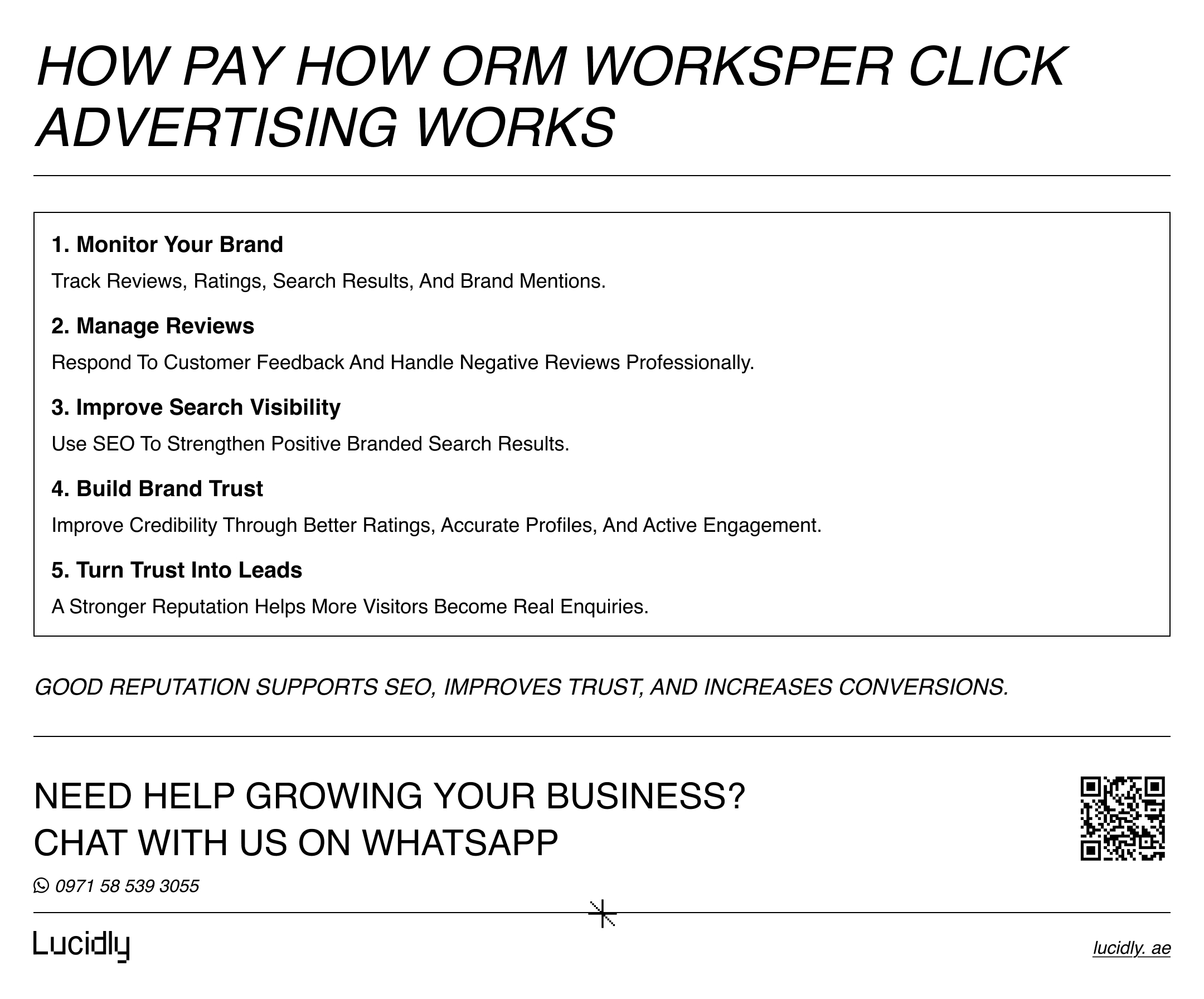 Online Reputation Management Dubai: Build Trust, Protect Your Brand & Get More Leads