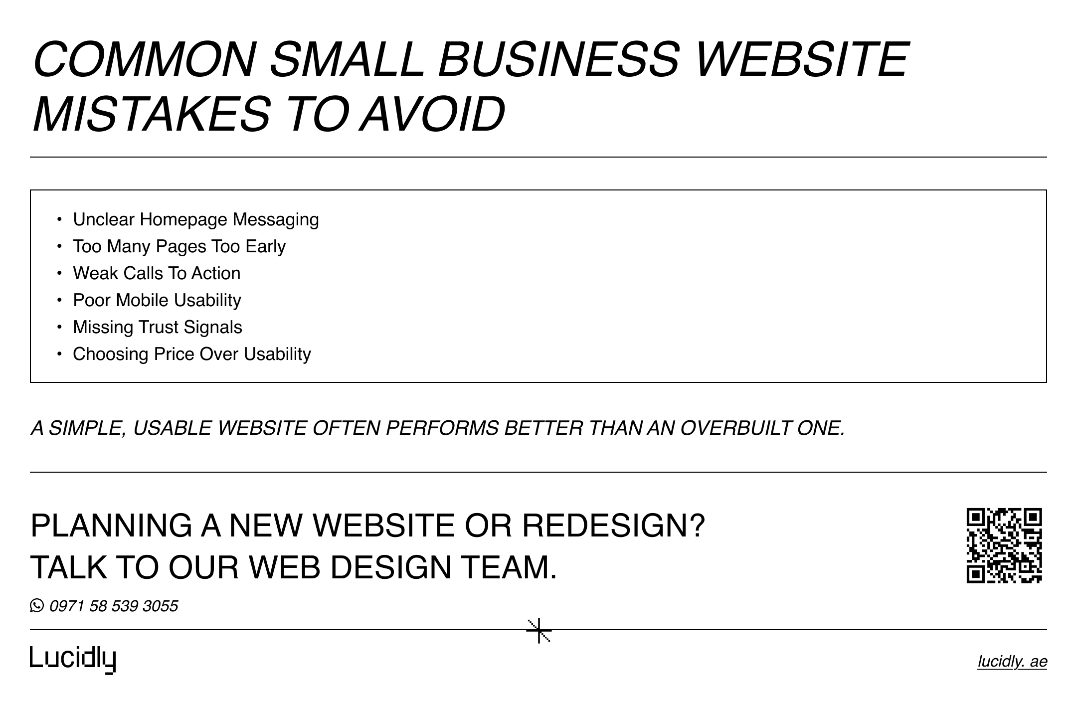 Small Business Web Design in the UAE: What to Prioritise First