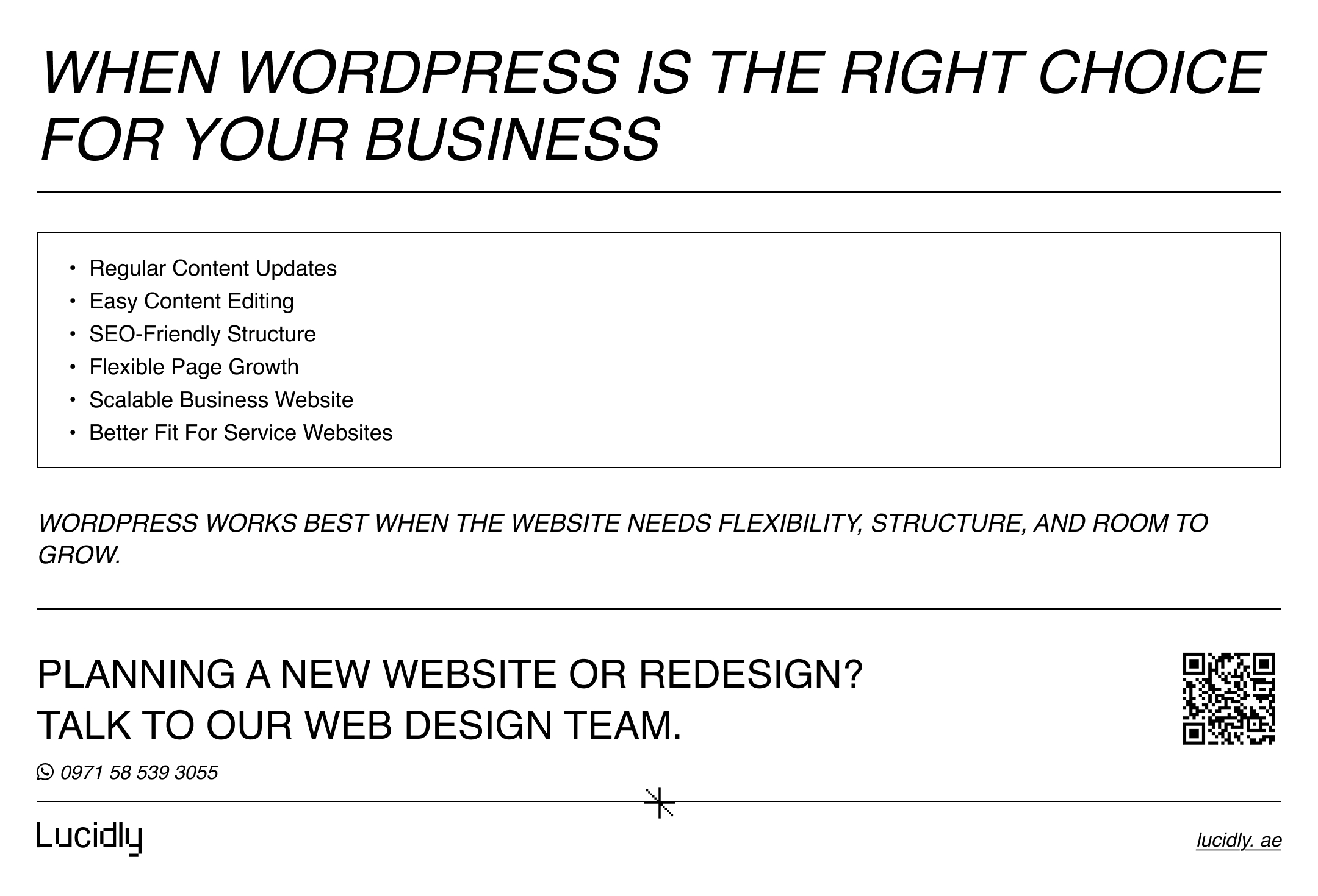 WordPress Web Design Dubai - When Is It Right for Business