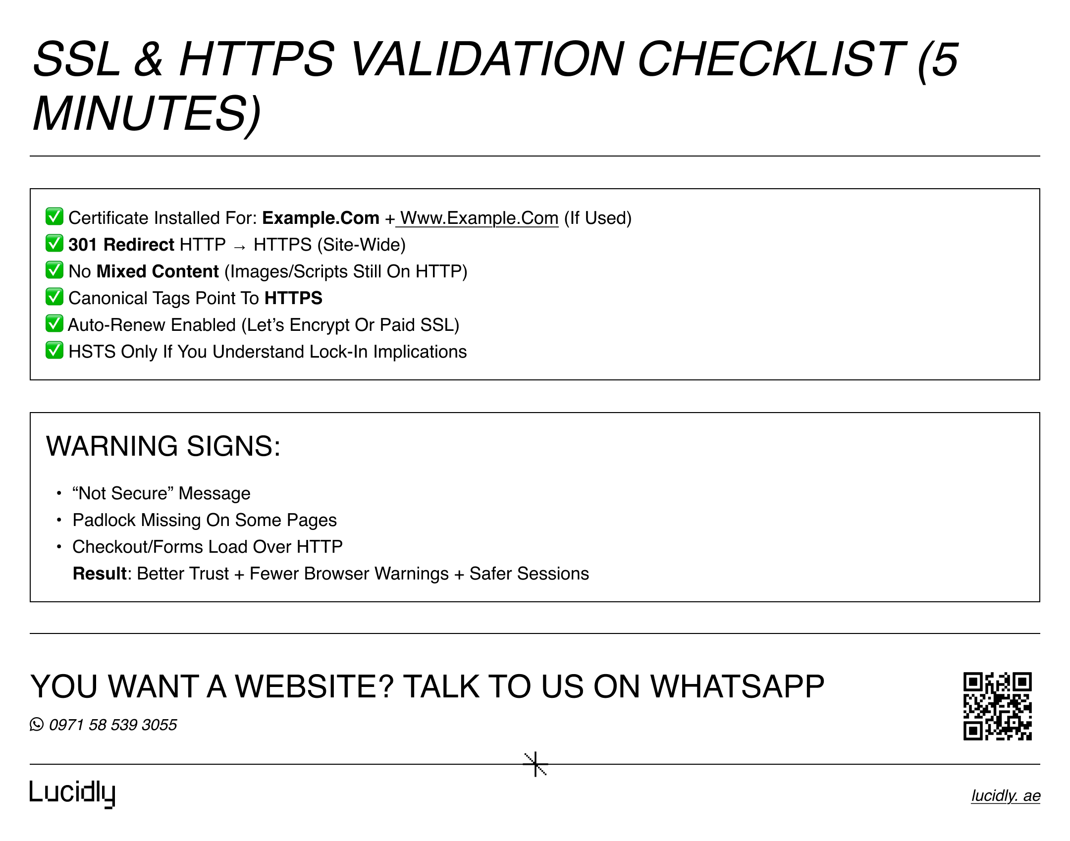 Hosting, Domains, and SSL