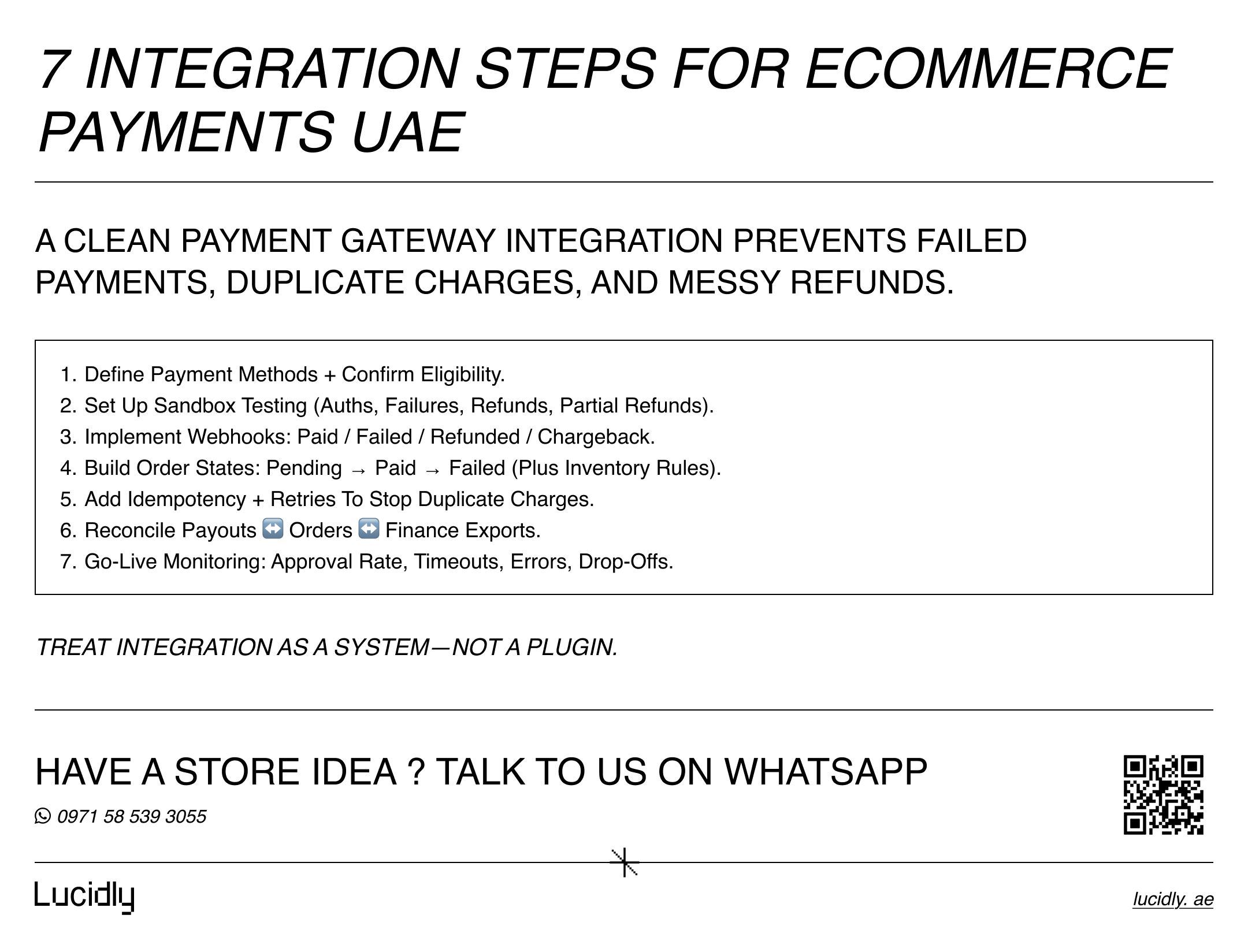 Payment gateway UAE guide: 7 integration steps, fees, refunds, chargebacks, and secure payments with 3D Secure, PCI compliance, fraud checks.