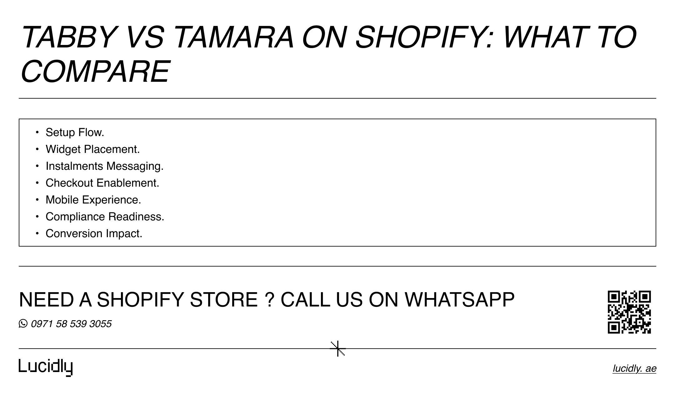 BNPL on Shopify in the UAE