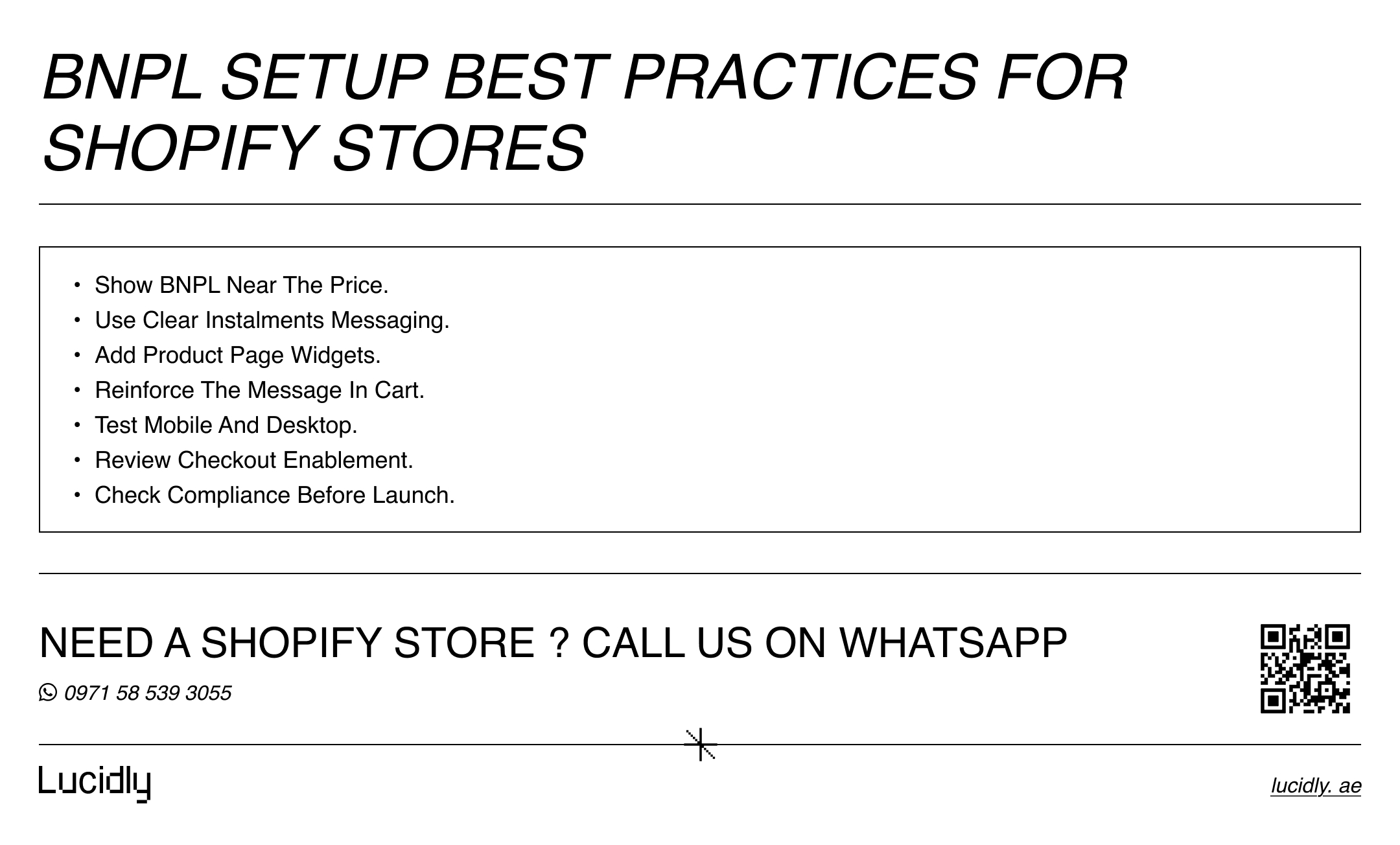 BNPL on Shopify in the UAE