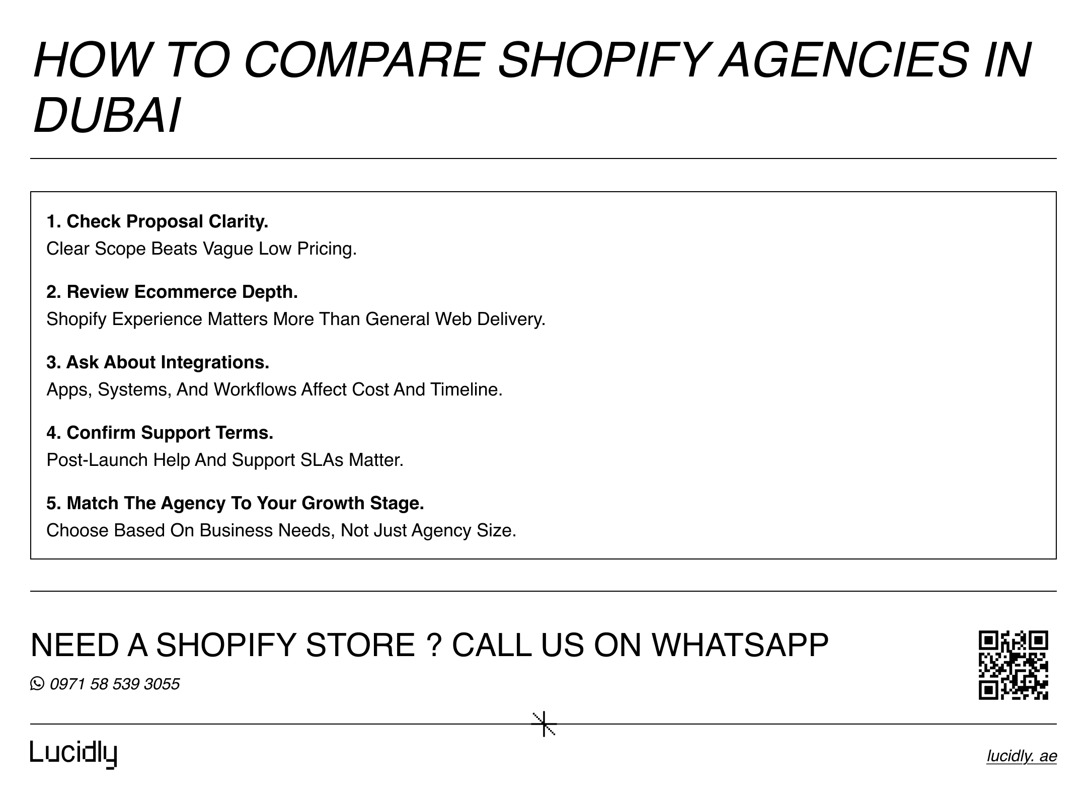 Top Shopify Development Companies in Dubai 2026 4 Agencies Compared