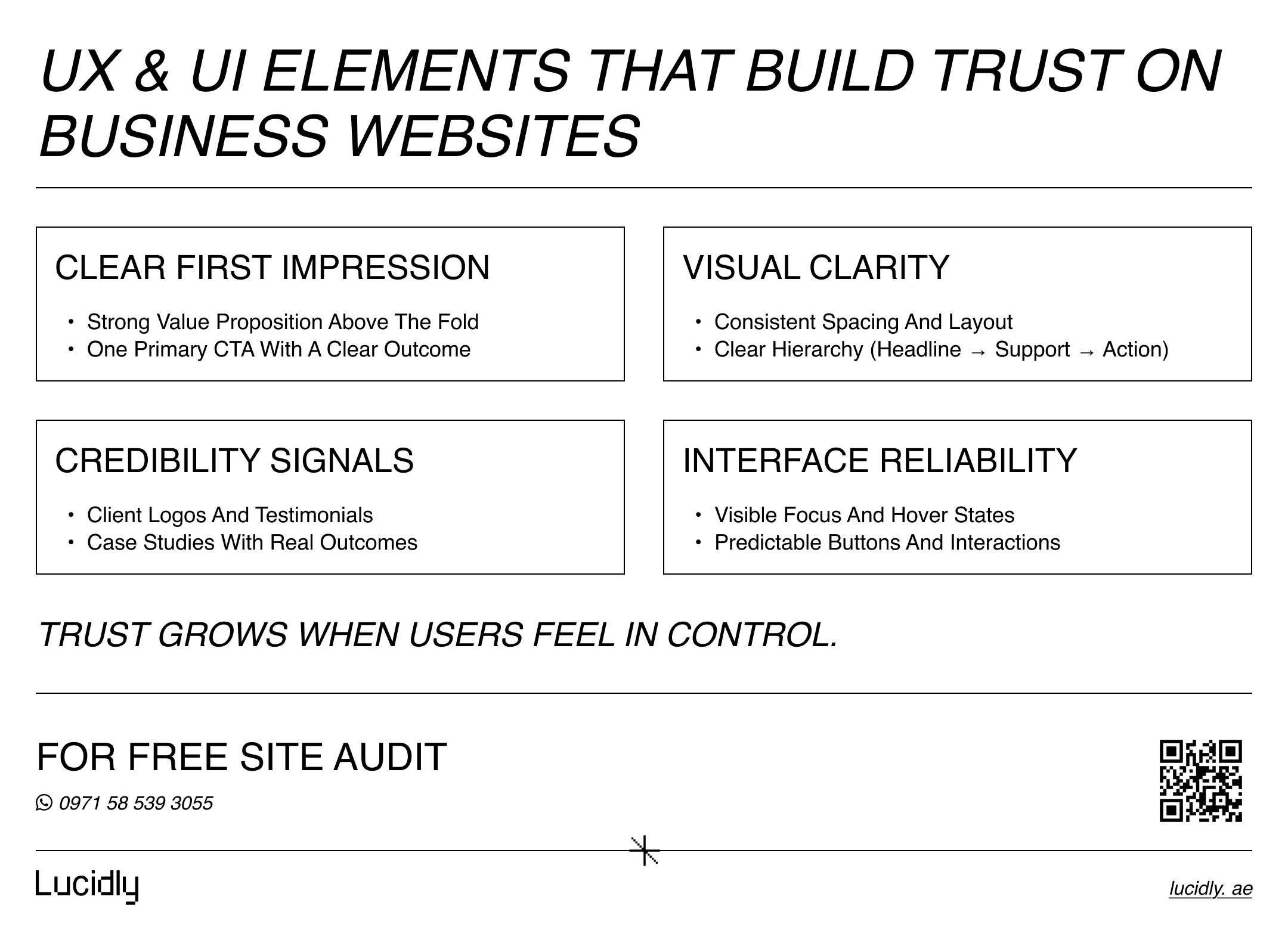 UX and UI Design for Business Websites