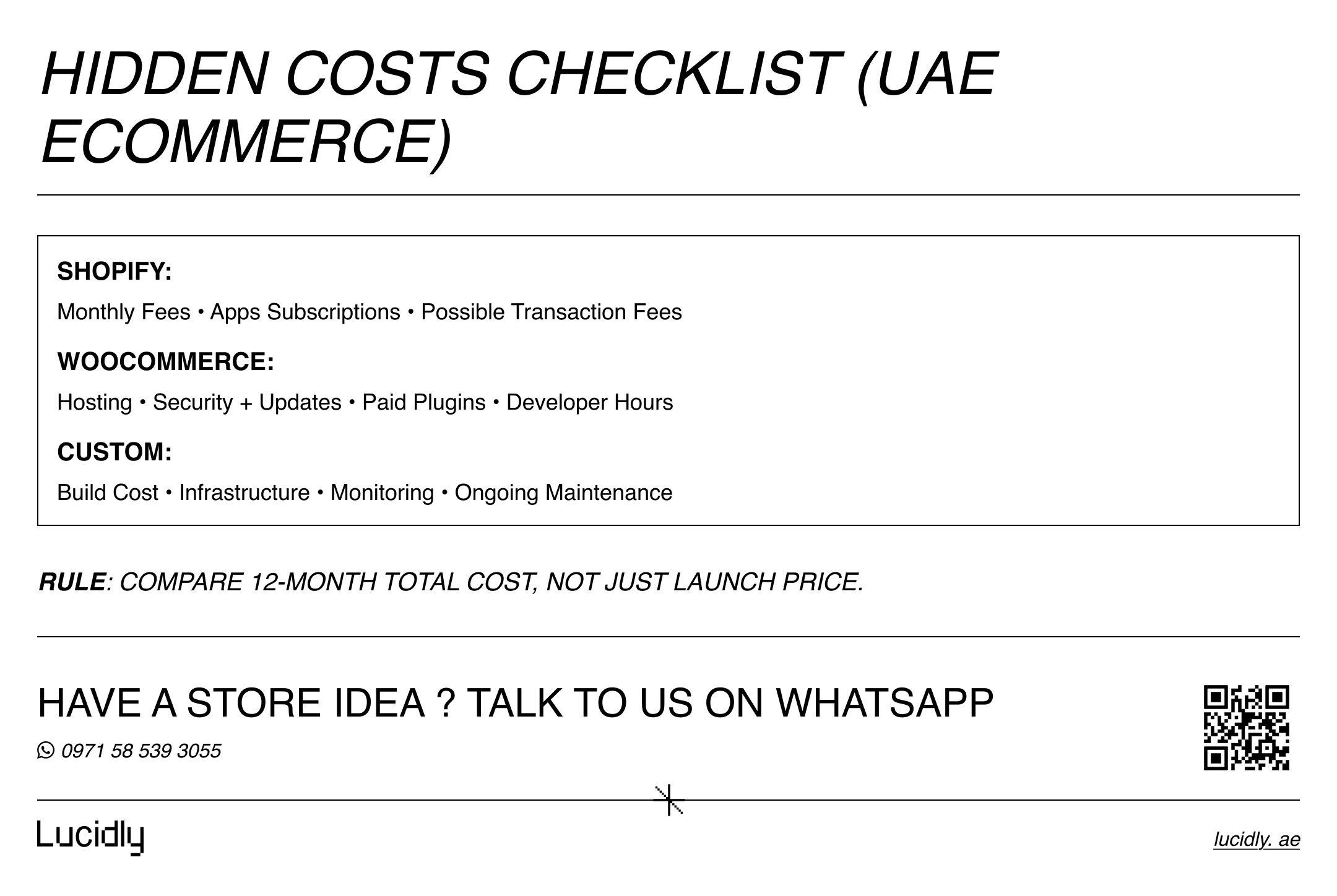 Shopify vs WooCommerce vs Custom in the UAE: Which Ecommerce Platform Should You Choose?