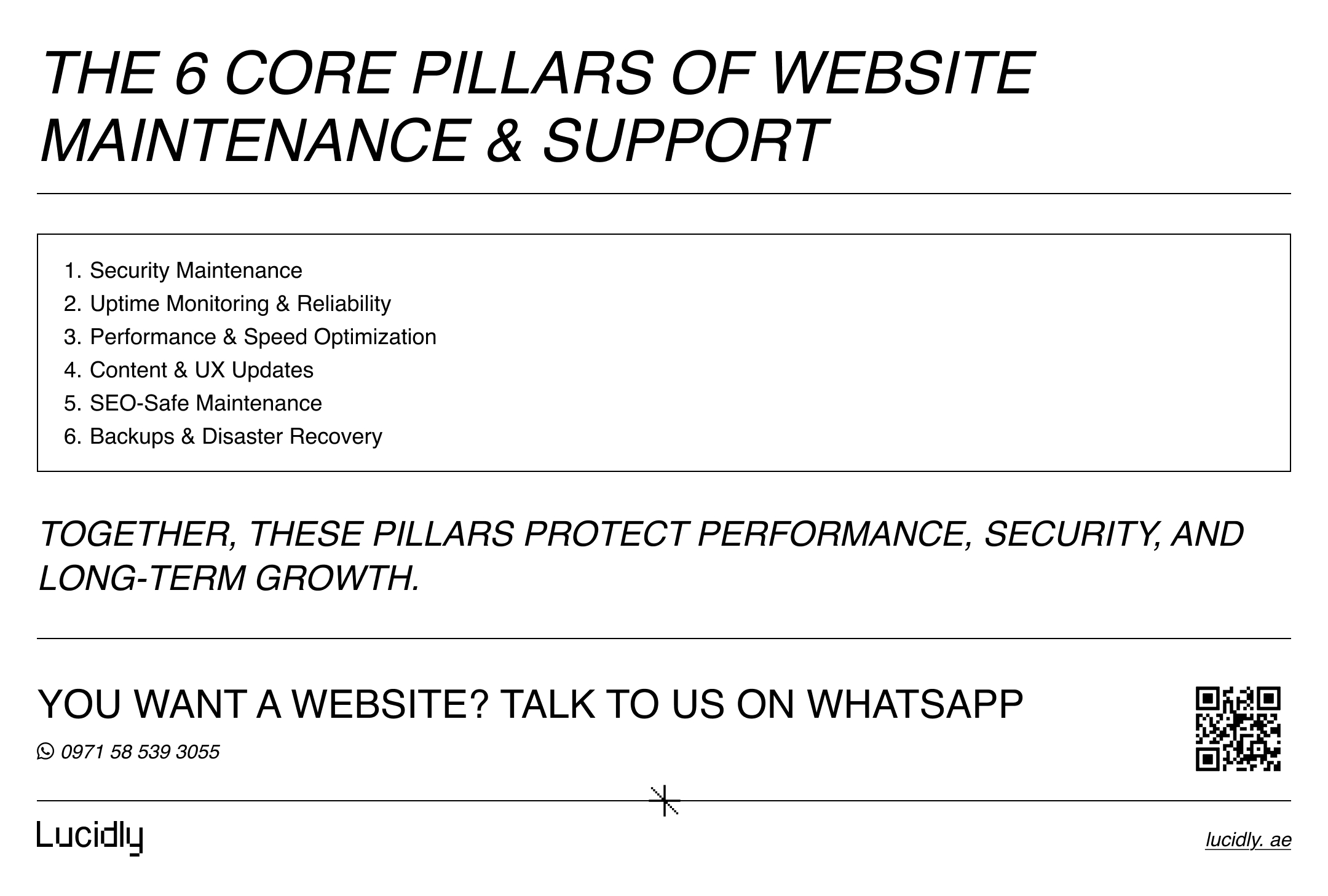 Website Maintenance and Support