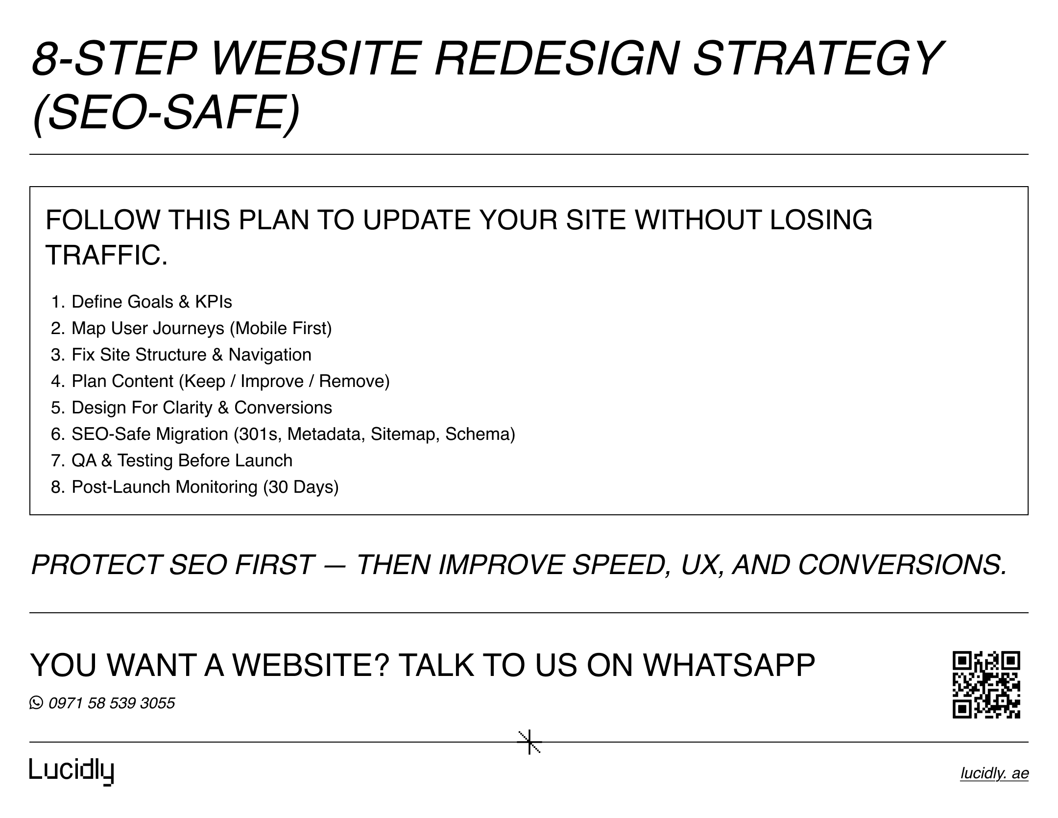 Website Redesign Strategy